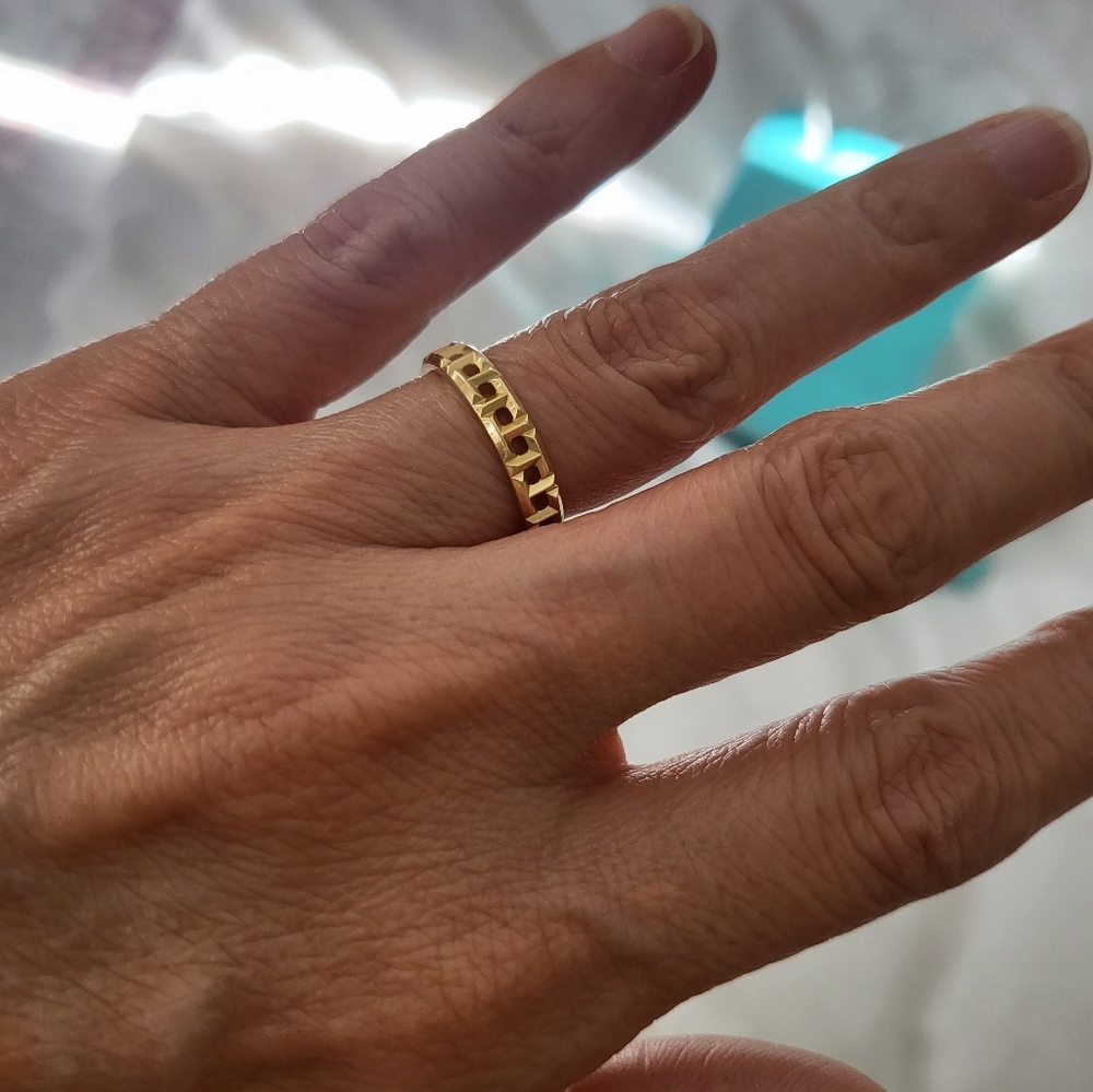 Tiffany T true 18Y gold ring - Picture 3 of 5
